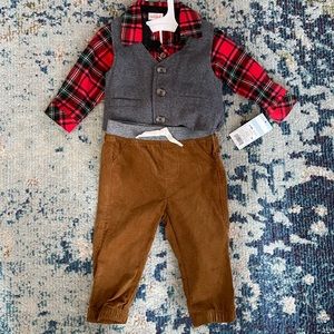 Cat and Jack Infant 3 piece outfit.